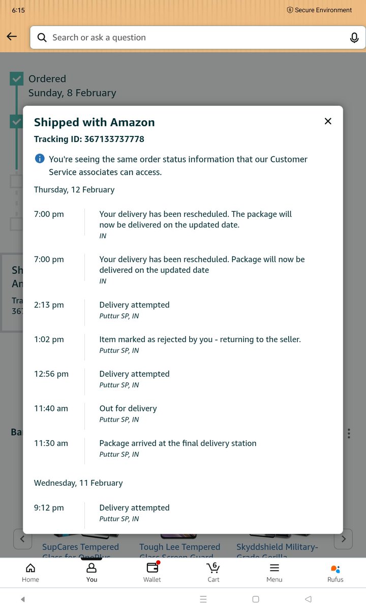 bangaradka's tweet photo. @amazonIN Order 407-0596824-7268307. Delivery man calls at 9.45 pm and says .forgot to bring.. I said OK. But he has put it as delivery attempted.. Calls and tells I will deliver at 9 am and comes at 1.15 pm. When I question he says tell me if you want it or. Else I will send. https://t.co/JELvoVh0Ha