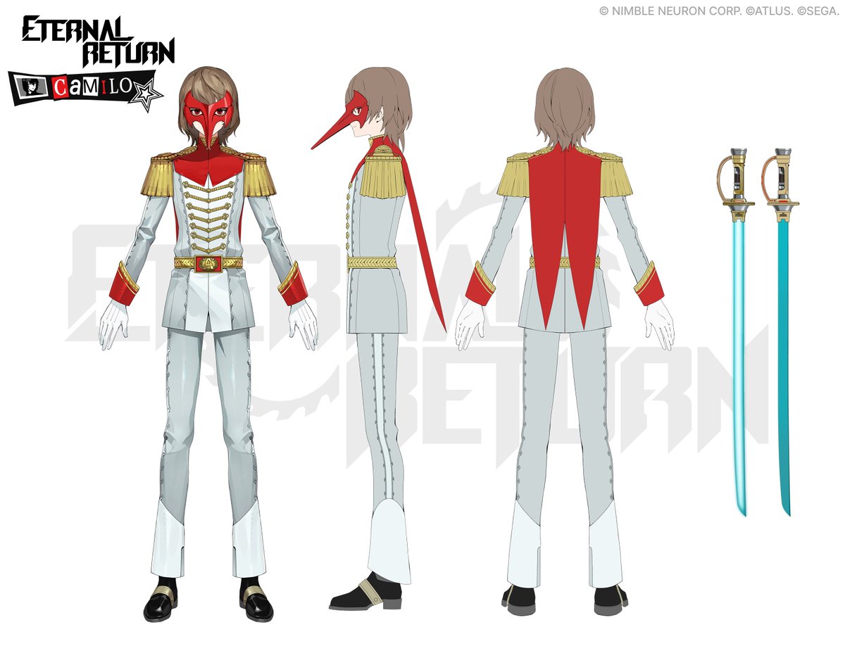 ScrambledFaz's tweet photo. Akechi skin https://t.co/Ej5QxvCs36