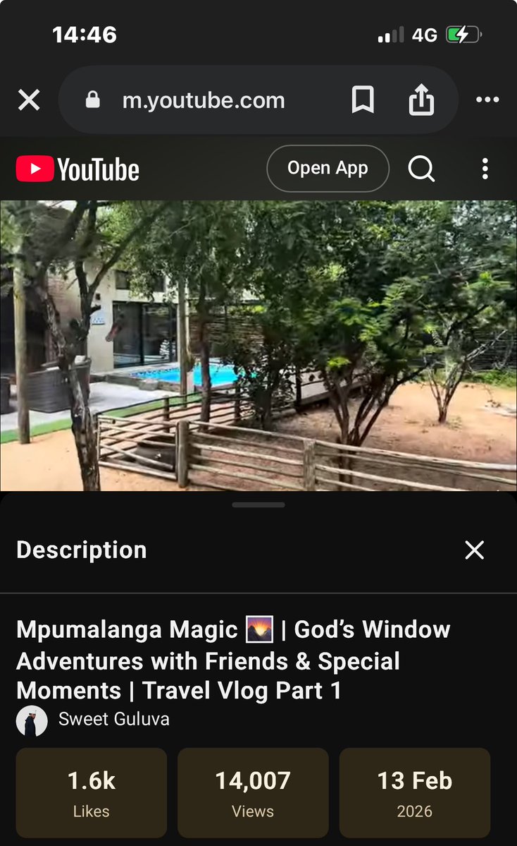 Have you watched Sweet Guluva’s vlog 🤭.  Yho that is the best vlog ever🤭🔥.  My fave is him man

SWEET GULUVA ON YOUTUBE 
WATCH VLOG X SWEET GULUVA 
#SweetGuluvaOnYoutube
#AkhonamathembaGuluvaZwane