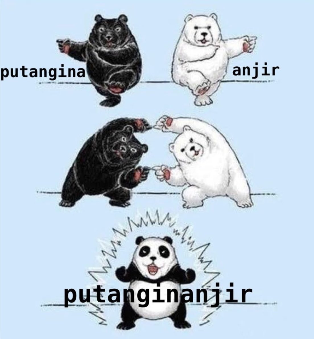 Philipine : Putangina 
Indonesia : Anjir

Putangina + Anjir = Putanginanjir