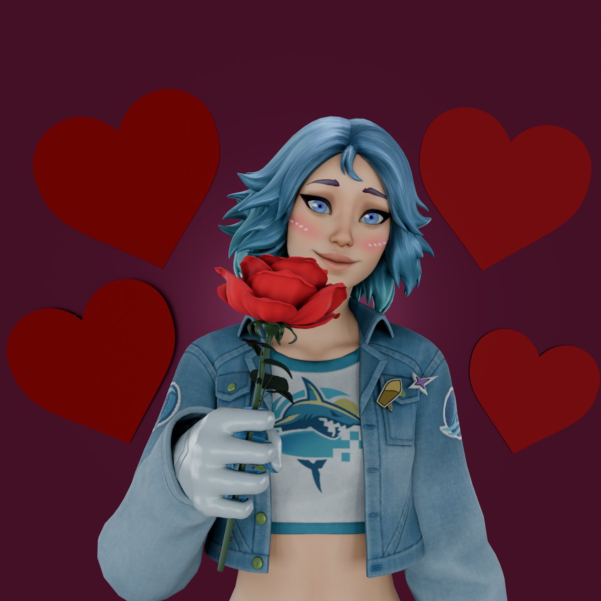 LIGHTRIDER FANS THIS IS FOR YOU! HAPPY VALENTINE'S DAY<3❤️🌹#fortnite #Fortography #FortniteHope #fortnitelightrider