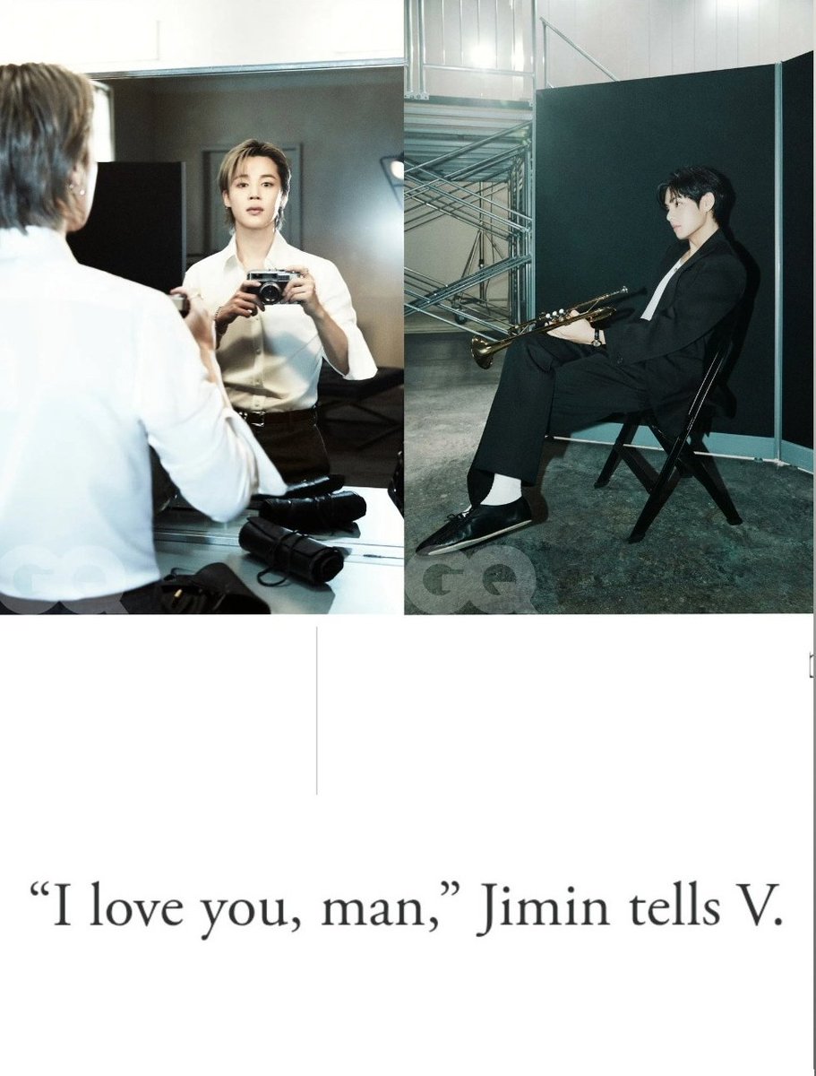 “ฉันรักนายนะ”​ — jimin to taehyung🐥🐻💜