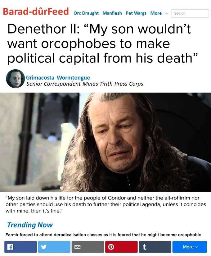 Daily Gondor 📰 (@dailygondor) on Twitter photo 