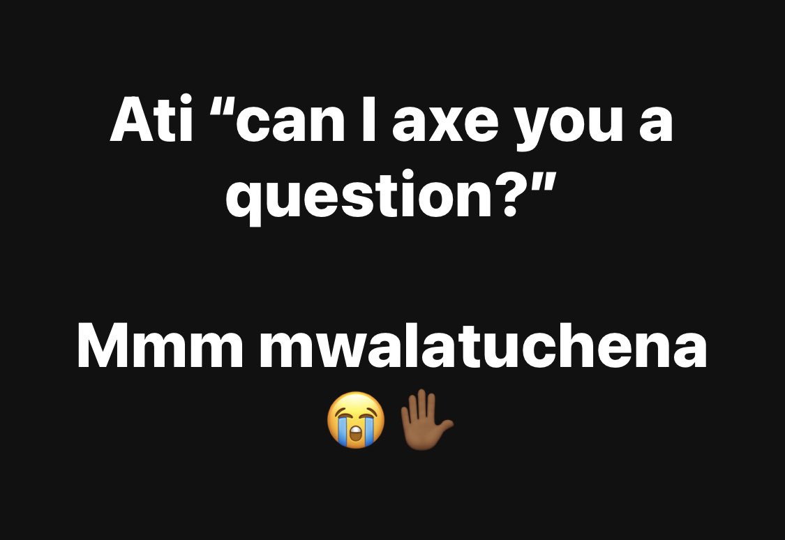 Uncle_Chilz's tweet image. Ama zakwempa atshani 😂