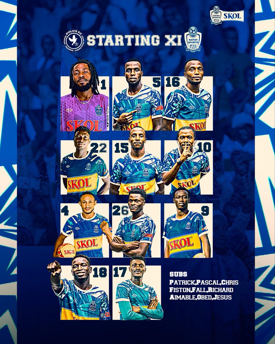 rayon_sports's tweet photo. #RPL || #POLRAY
π¨ STARTING XI
πAfter 40 days , Ganijuru is Back
πAZIZ pulling the strings https://t.co/Kyr6XiVs3f