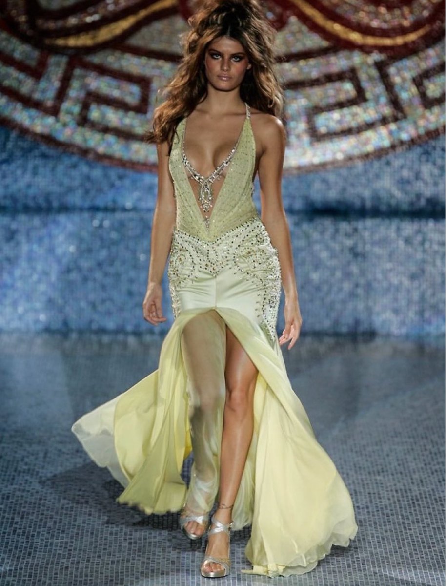 Hailey Bieber at the Vogue's Summer Ball  wearing vintage SS 2006 Versace !