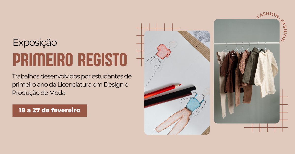 ulusofonaporto's tweet image. Primeiro Registo: exposição com trabalhos de estudantes do 1.º ano de Design e Produção de Moda. Ilustração, modelagem e protótipos apresentados na Galeria das Arcadas.
Saiba mais em tinyurl.com/mr3txyt6
#ulusofona #primeiroregisto #designdemoda #fashiondesign #exposicaodemoda