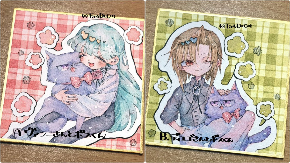 💌お知らせ💌

2枚のミニ色紙を販売します!!

販売日時:2/15(日) 21時
各¥2000

ご縁をいただけたら嬉しいです🐶🐱🦊🌟
⬇️(販売ページはｺﾁﾗのURLから)
jelly-jelly.booth.pm/items/7983507