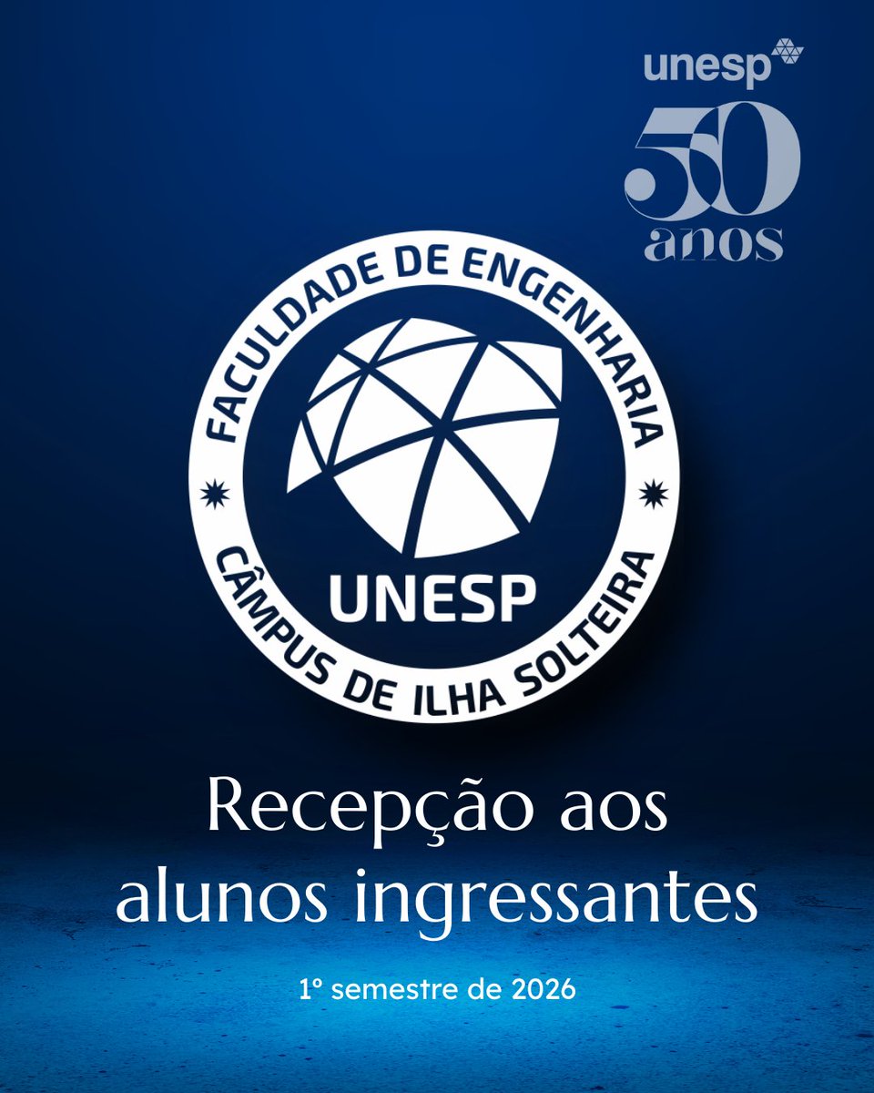 Sua jornada na #Unesp #Feis está prestes a começar! 
Veja o que preparamos para integrar você à vida #universitária com responsabilidade e muita informação.
📅 23/02/2026 (Segunda-feira)
📍 Sala 24h (Câmpus Central)
A programação completa está aqui bit.ly/feis20261