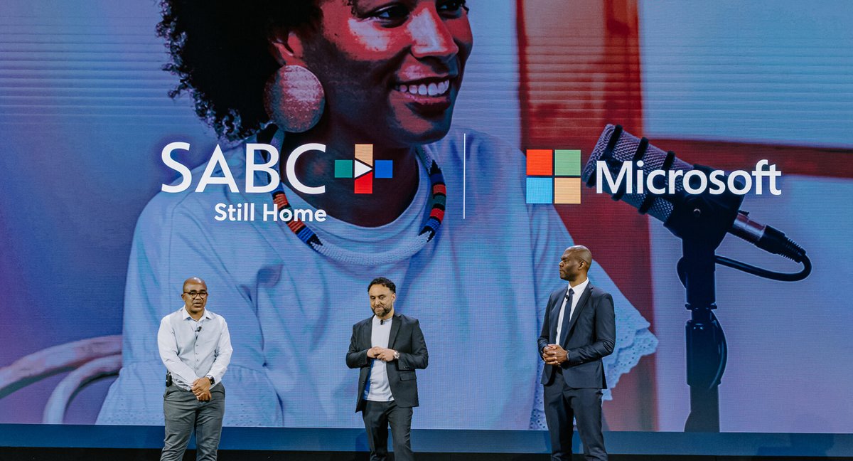 ruimelo's tweet photo. Empowering millions with digital opportunity starts with access. Together with SABC, we’re helping people in South Africa grow careers and unlock economic potential. https://t.co/iO3YHxrKlf #AITransformation https://t.co/Zco2TIGihn
