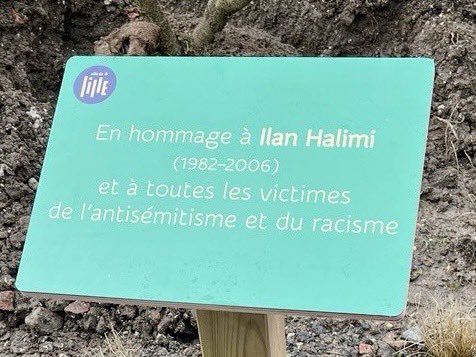 Aujourd'hui à Lille, j’ai participé à la plantation d’un arbre en mémoire d’Ilan Halimi, victime d’un crime antisémite.
Je suis profondément touchée que cette initiative ait pu voir le jour, après avoir saisi le maire de Lille pour que notre ville honore sa mémoire.
Se souvenir,