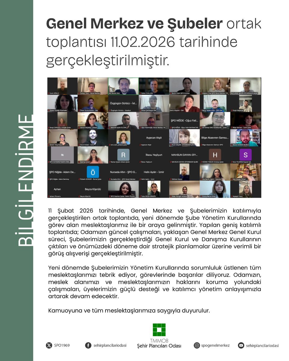 TMMOB Şehir Plancıları Odası tweet media