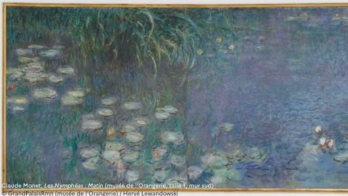 MinistereCC's tweet photo. #IdeeDeSortie 🎨 | Offert par l'artiste à la France et installé au Musée de l'Orangerie , le cycle des "Nymphéas" a été décrit par Georges Clemenceau en 1928 dans "Claude Monet, les Nymphéas". 
(Re)découvrez cette réalisations monumentale ! 👉 https://t.co/3C1g8bfbJR https://t.co/2AIgC0ikew