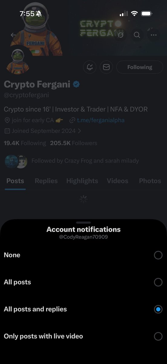 CodyReagan70909's tweet photo. @cryptofergani @saracrypto_eth @Cryptodiane 56gyvP2VekRyEvVN1JUwLHoisRSEek3b5kp3A9gkBJQq https://t.co/bc5OsFm1l9