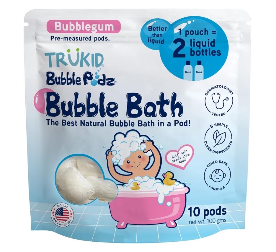 TheTrendy_Times's tweet image. Bubble Podz Bubble Bath for Kids, Toddlers, &amp;amp; Babies, Tear Free Gentle &amp;amp; Refreshing Bath Bomb for Sensitive Skin with Natural Moisturizers, Non-Toxic, pH Balanced, Bubble Gum Scent (10 Podz)
#bubblebath #babycare #bathbomb #AmazonFinds
amzn.to/4aurNBP