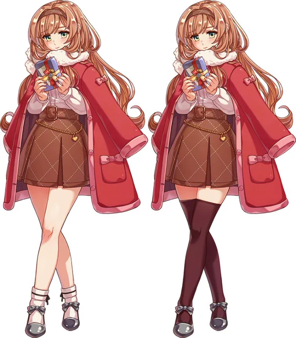 ヘレナ バレンタインモード 改と無印の違いはニーソか…やりますねぇ! #艦これ #艦娘Valentine