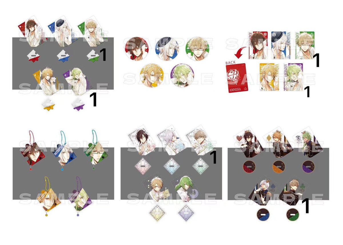 買取】 AMNESIA アムネシア オトスト バレンタイン アクスタ 交換 譲渡