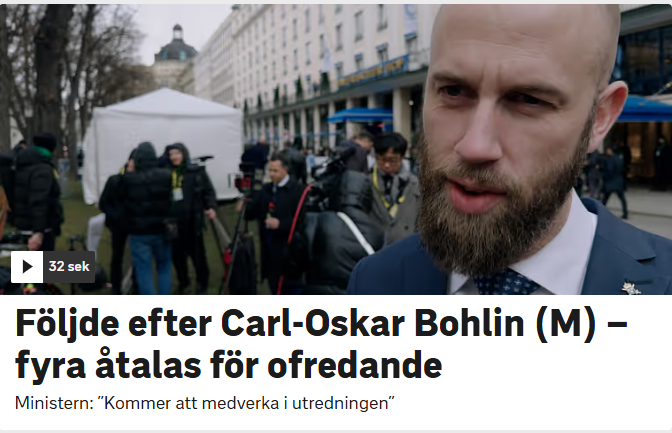 Sharps_Wagner's tweet image. Tror ni det hade hetat "Följde efter" om ministern varit S-märkt?