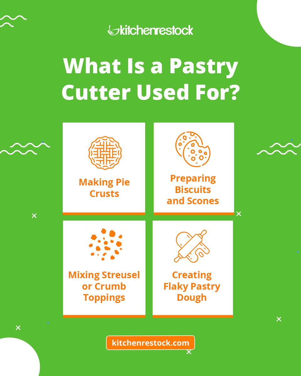 A pastry cutter is the secret to flaky pie crusts, tender biscuits, and perfect streusel. It blends cold butter into flour without overmixing, giving you lighter texture and better layers every time. 👉 Find your best restaurant equipment here: bit.ly/3ApJZJ6