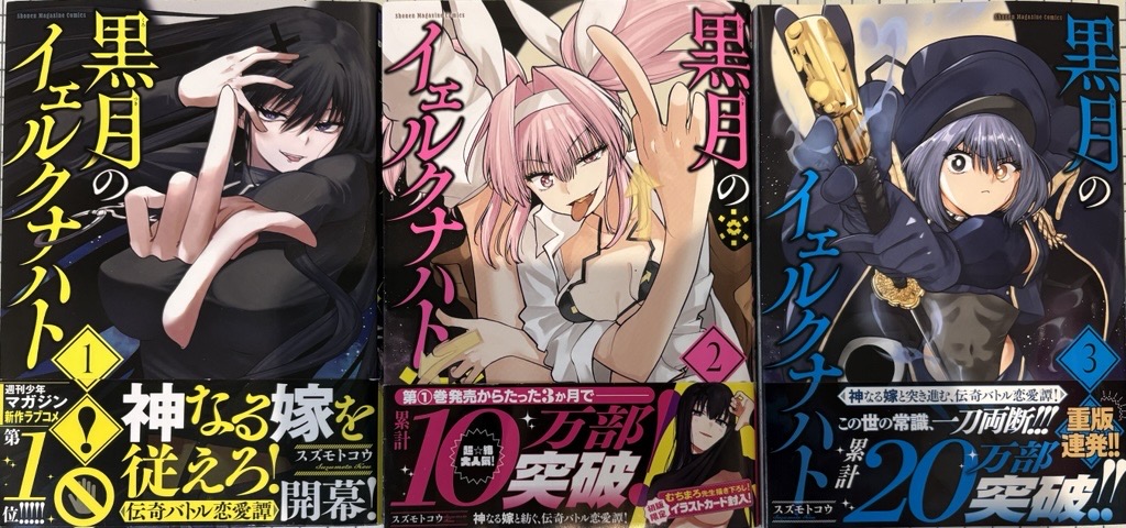 ①～③巻、並べてみるとこんな感じ！ ③巻は、いよいよ明後日発売です！！