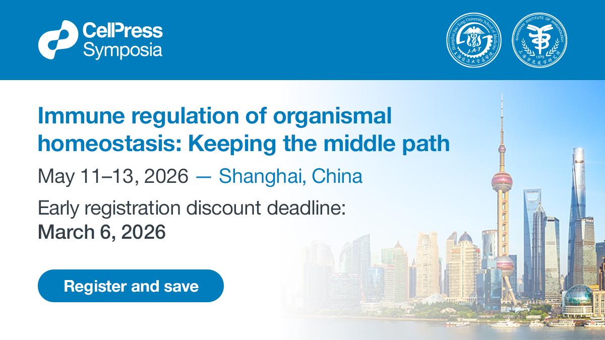 Cell Press Events tweet media