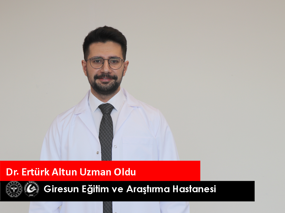 Dr. Ertürk Altun Üroloji Uzmanı Oldu
Üroloji kliniği asistanı Dr. Ertürk Altun  5 yıllık eğitim neticesinde girmiş olduğu tıpta uzmanlık sınavında başarılı olarak Üroloji Uzmanı ünvanı almaya hak kazandı. Op. Dr. Ertürk Altun'a  meslek hayatında başarılar dileriz.