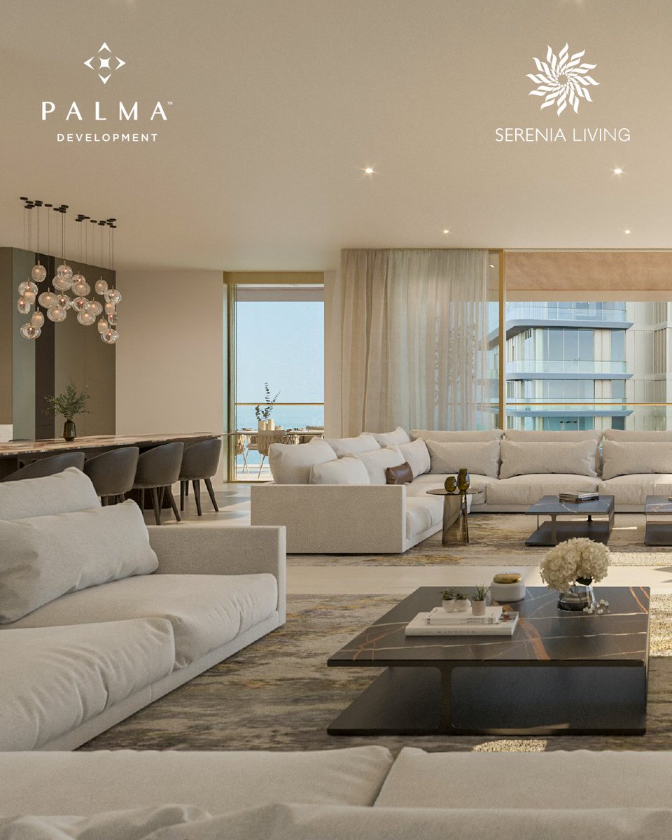 Designed for comfort and connection, Serenia Living pairs refined interiors with uninterrupted coastal views. Sunlight fills the space, while the sea beyond creates a sense of openness and quiet balance.​

#SereniaLiving #Serenia #SereniaBrand #RefinedInteriors #ThoughtfulDesign