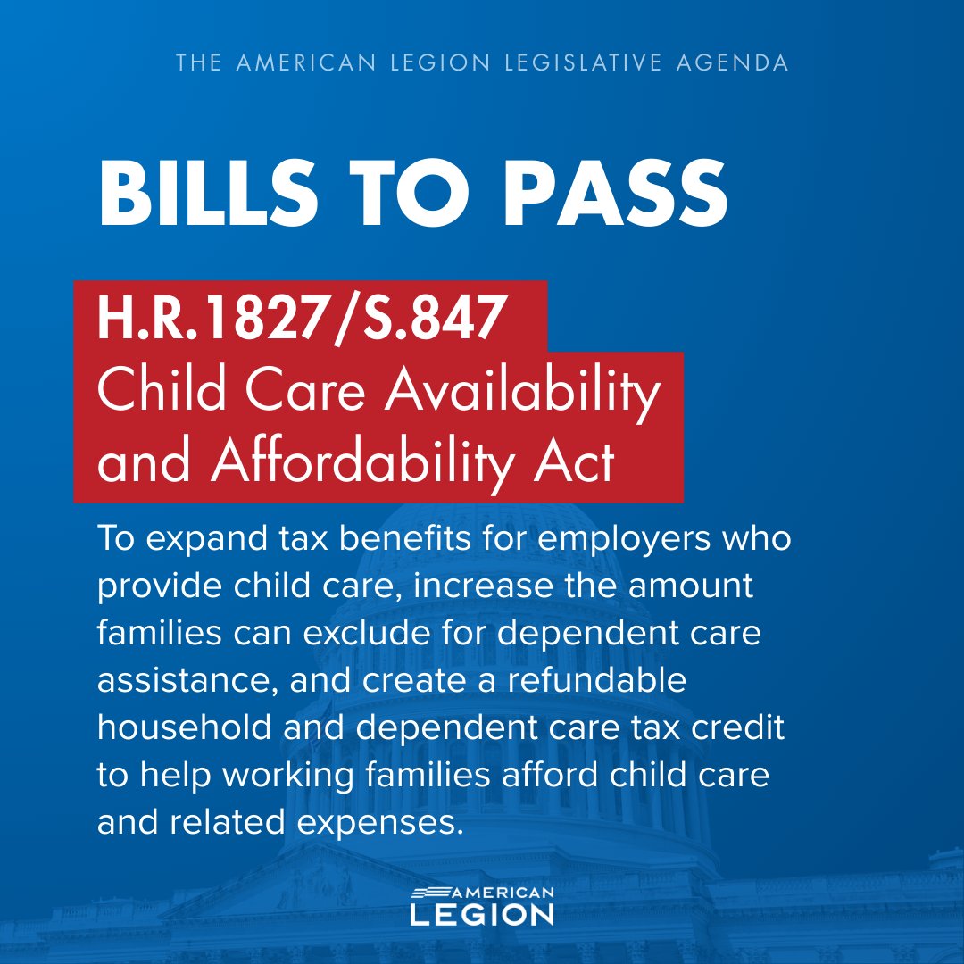 AmericanLegion's tweet photo. We are counting down to #WashConf2026 by highlighting our legislative priorities for the 119th Congress, 2nd Session.
Download our entire legislative agenda here: https://t.co/fzia73U11Q.
#MajorRichardStarAct #StarAct @majorStarActNow https://t.co/YHCygjL8iL
