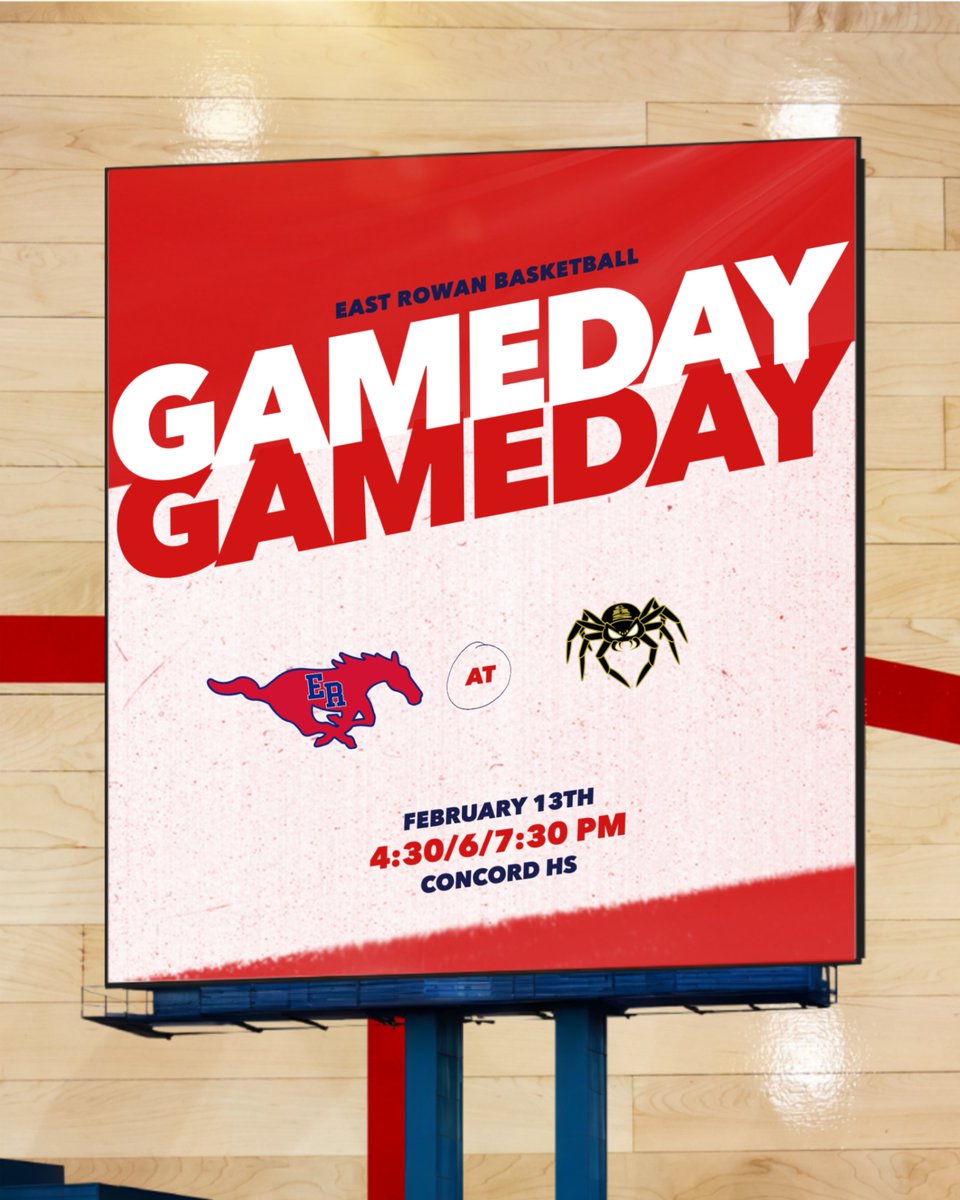 🚨GAMEDAY🚨

📅 Friday, 2/13
🆚 Concord
📍 Concord HS
⏲️ 4:30/6/7:30 PM (No JV Girls)
🎟️ gofan.co/event/6069781

Let's go Mustangs‼️