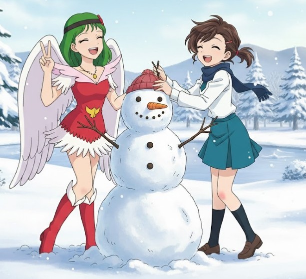 鳥乙女ナスカ（悪魔くん）と犬山まな（ゲゲゲの鬼太郎（6期））