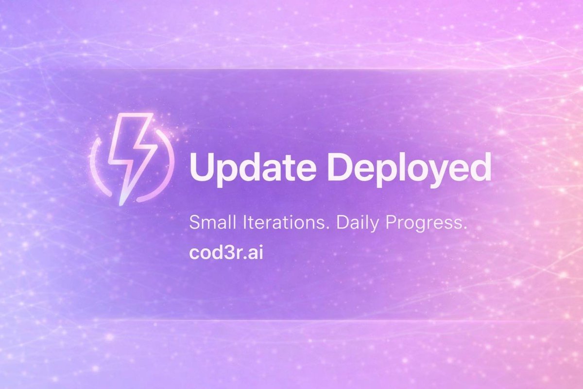 cod3r.ai tweet media