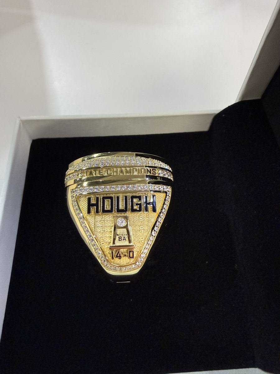 Championship RING! Thankful for Hough Football. #houghway #havoc #8Achampionship <a href="/HoughFB/">Hough Football</a>