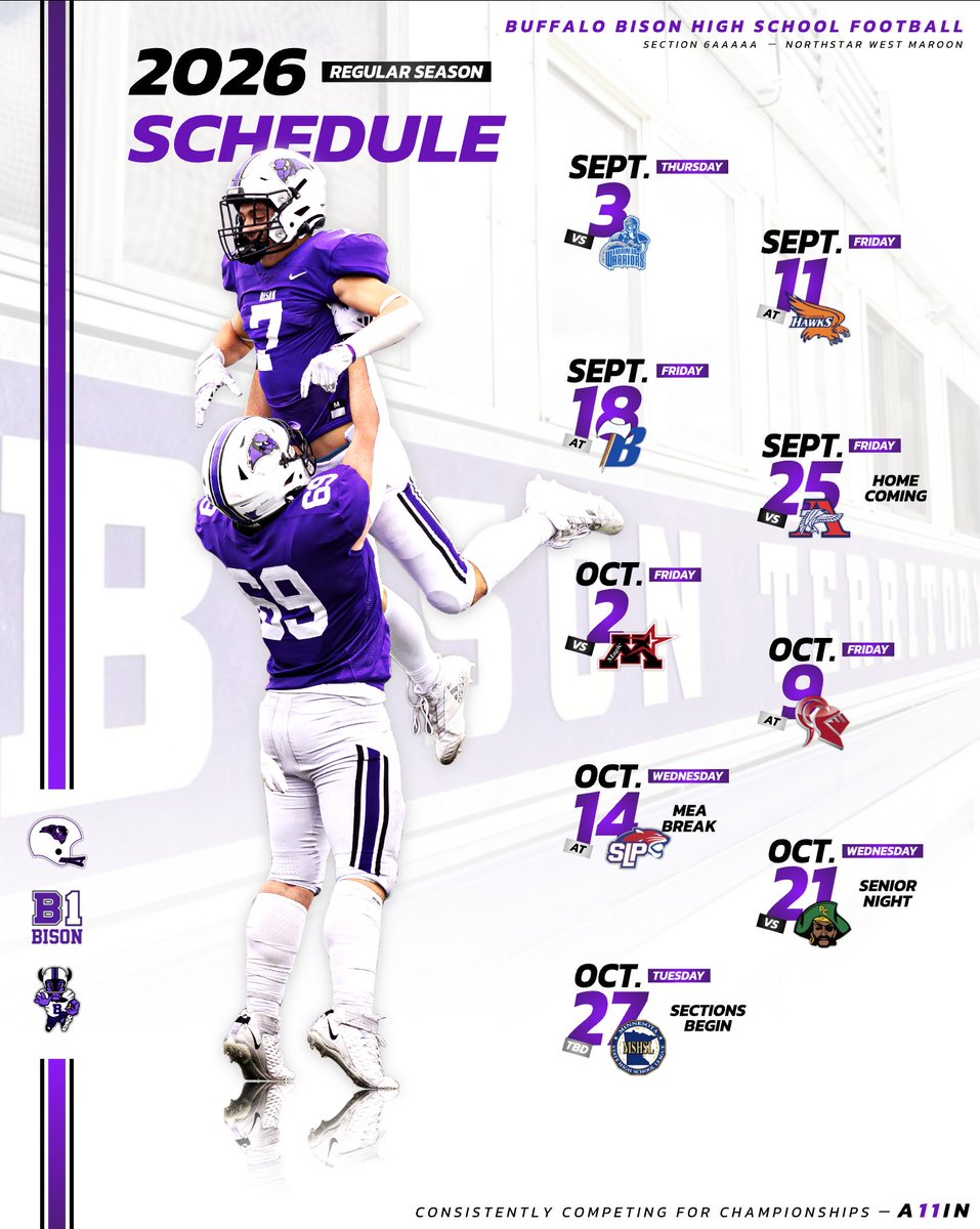 Bison Football tweet media