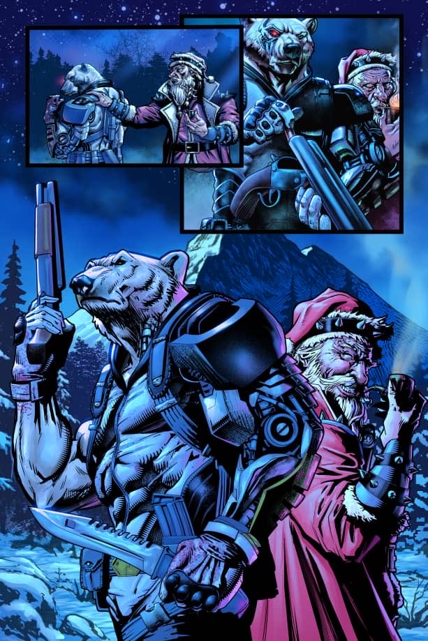 Ozzdog12's tweet image. All of this hype about #ProjectWindless just reaffirms to me how much people want a #PolarDestroyer video game. What’s better than a 9 ft bi-pedal badass chicken man? A 9 ft cybernetic polar bear. Game devs come talk to me!