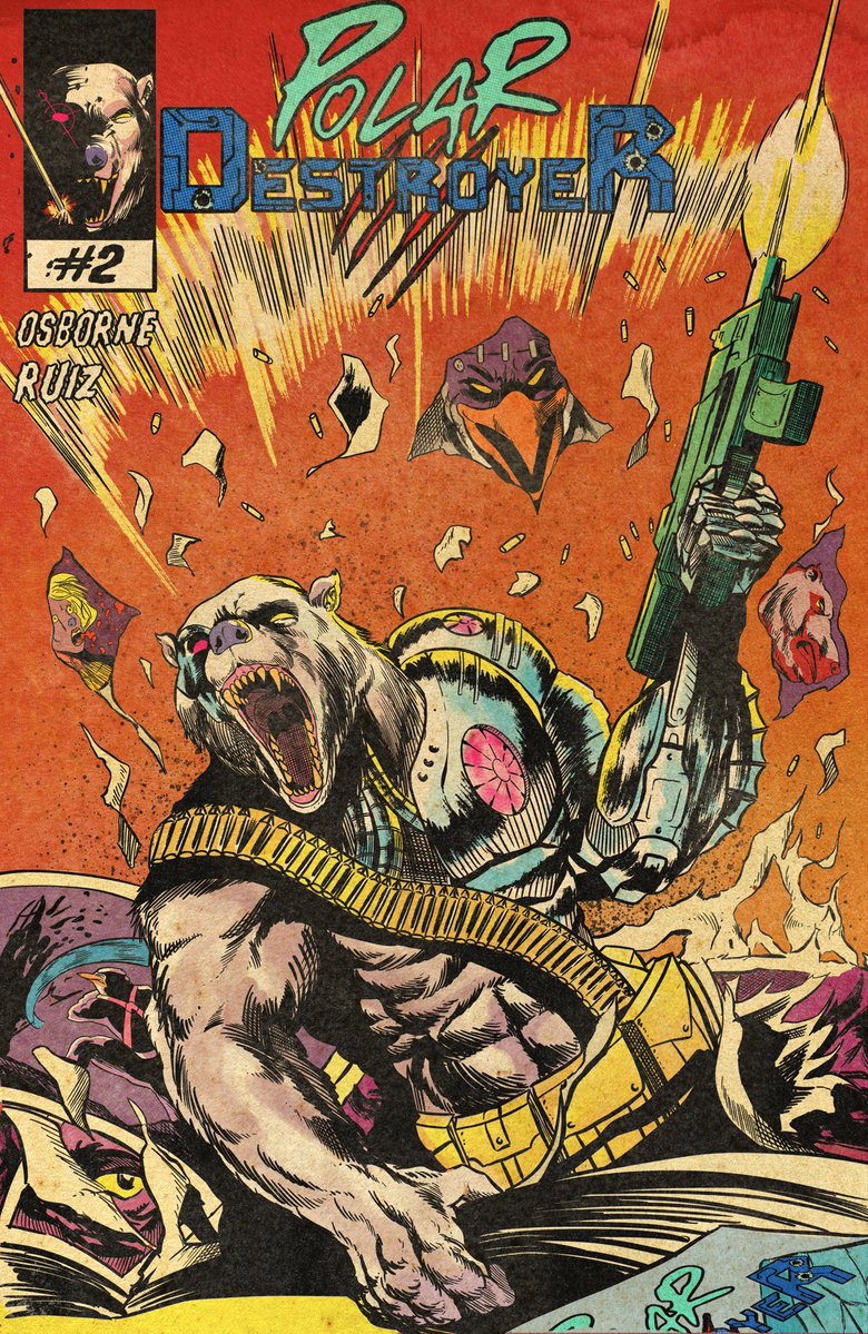 Ozzdog12's tweet image. All of this hype about #ProjectWindless just reaffirms to me how much people want a #PolarDestroyer video game. What’s better than a 9 ft bi-pedal badass chicken man? A 9 ft cybernetic polar bear. Game devs come talk to me!