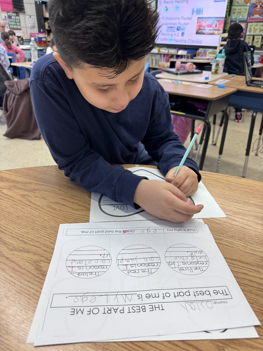 MissRignolaHB's tweet photo. Happy P. S. I Love You Day from @HamptonBaysES ๐ We focused on self love in 2nd grade and practiced writing reasons why we love certain parts of ourselves. Itโs important to spread love to others and yourself! ๐ #WeAreHB #HBStrong #HBRisingTide https://t.co/jEWb0WMwfq