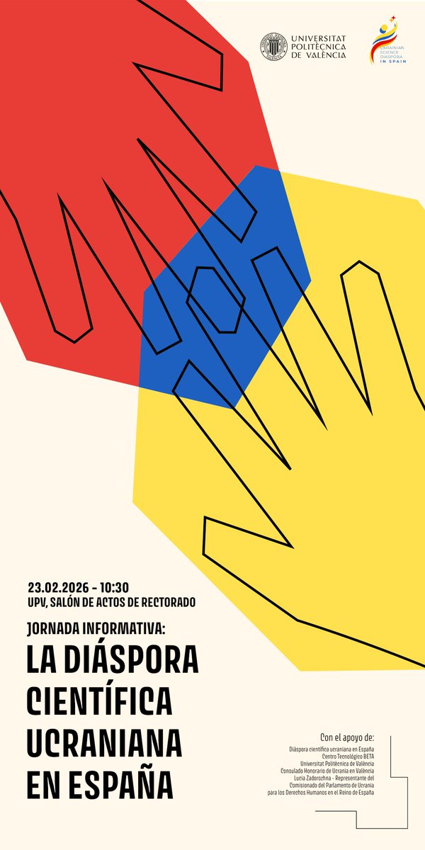 📅 23 de febrero de 2026
📍 10.30 h, Salón de actos del Rectorado UPV
Acceso libre y gratuito hasta completar aforo.
facebook.com/ConsuladoUcran…