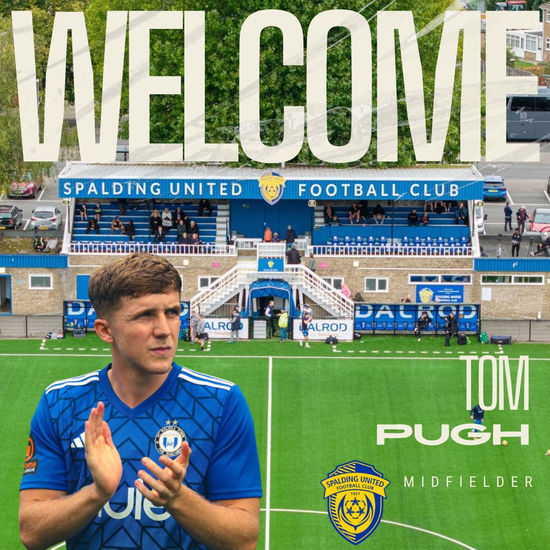 Welcome to the Tulip’s, Tom! 🙏🏻✍️ 

Spalding United are delighted to announce the signing of Tom Pugh, on loan from Halifax Town 🌷

Read more: spaldingunited.net