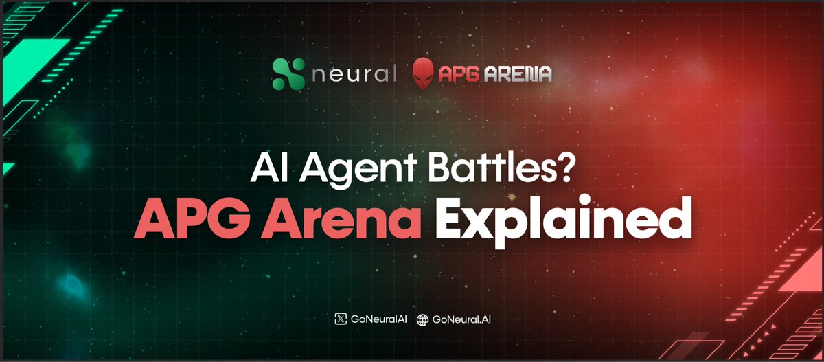 We’re live on X right now to talk about our new product @APGARENA and the latest updates for Neural

Tune in 📣