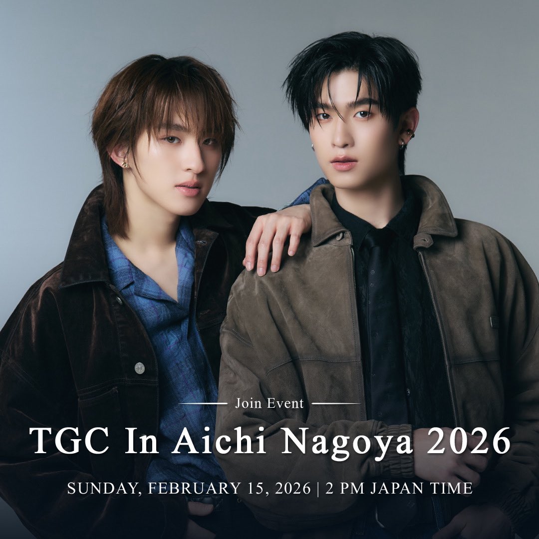 TGC In Aichi Nagoya 2026 

“Thomas Teetut” and “Kong Kongpob” are honored to be walking the runway at “TGC in Aichi Nagoya 2026” on Sunday, February 15, 2026. ✨

🇯🇵 2 PM JAPAN TIME
🇹🇭 12 PM (GMT +7)

Please stay tuned and extend your love and support to Thomas and Kong during