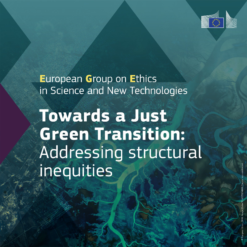 EU_Social's tweet photo. How can we ensure the green transition ‘leaves no one behind’?

✅transforming our systems
✅fixing the root causes of injustice
✅empowering people everywhere to lead the change

Read the Opinion of the European Group on Ethics, just out ⬇️