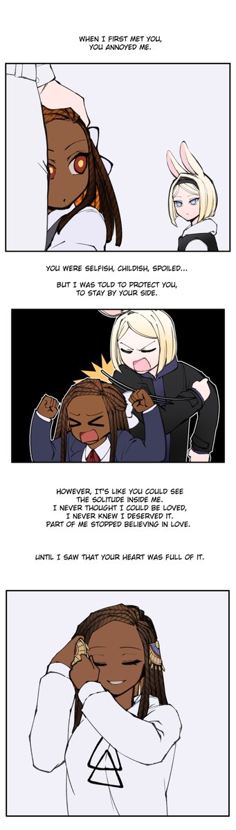 _Kyou's tweet image. a girl who can absorb impurity, illness and darkness inside of her body and heal others. But those don't just disappear inside of her. Instead it corrupts her, little by little...
(old comic about a possible ending)