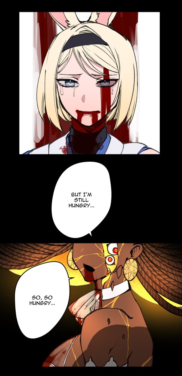 _Kyou's tweet image. a girl who can absorb impurity, illness and darkness inside of her body and heal others. But those don't just disappear inside of her. Instead it corrupts her, little by little...
(old comic about a possible ending)