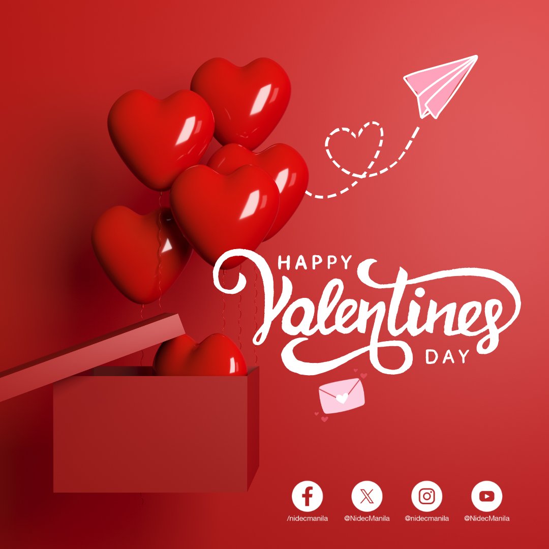 NidecManila's tweet photo. Whether you’re celebrating with someone special, friends, family, or on your own — the world always needs more love. Let’s spread kindness, compassion, and positivity today and every day. Happy Valentine’s Day! https://t.co/yogiw7Mk1i