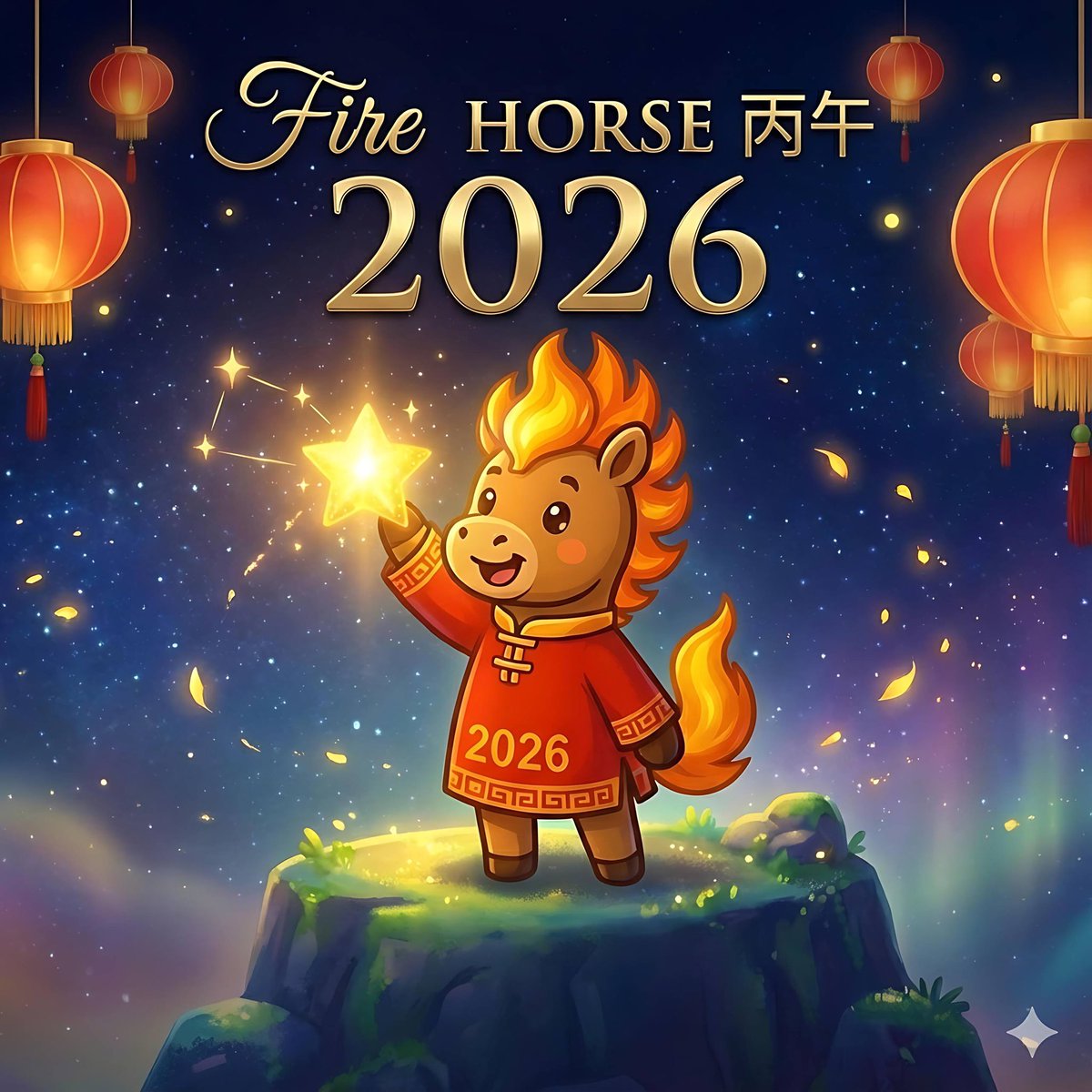 "As we gallop into 2026, I wish you a Chinese New Year filled with incredible momentum". $FIREHORSE