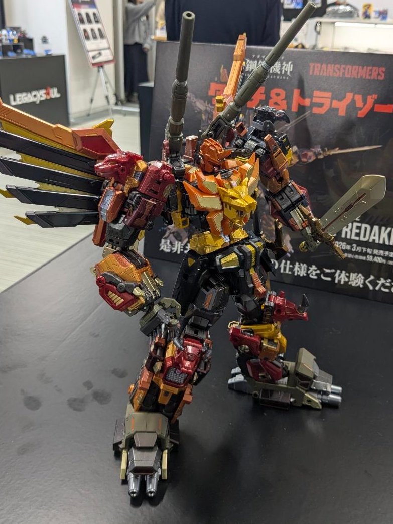 digitamin's tweet photo. #トランスフォーマー
アダマスマキナ プレダキング
こんな複雑な形状で合体したらポロポロして遊び辛いんじゃないか....
という杞憂を吹っ飛ばすガシガシ遊べる試遊を楽しめます!!
2026/2/14(土)15(日)
秋葉原ラジオ会館 10階 イベントスペースにて開催
#タカラトミー のT-SPARK展示イベント「T-SPARK ZONE CORE」展示品