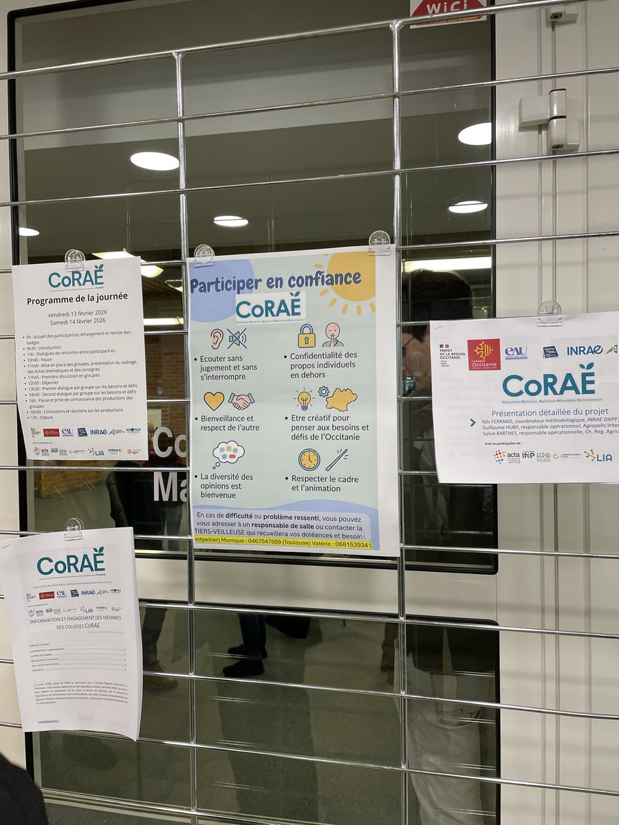 INRAE_Tlse's tweet photo. Une 1ère en France!
Les ateliers de la consultation publique #CORAE @Occitanie portés par la CRAO et par @INRAE_France sont lancés!!😊
À #Montpellier et à #Toulouse les groupes constitués sont à l’œuvre pour dialoguer et débattre sur l’#agriculture et l’alimentation de demain 👍 https://t.co/lCHiRmIdXb