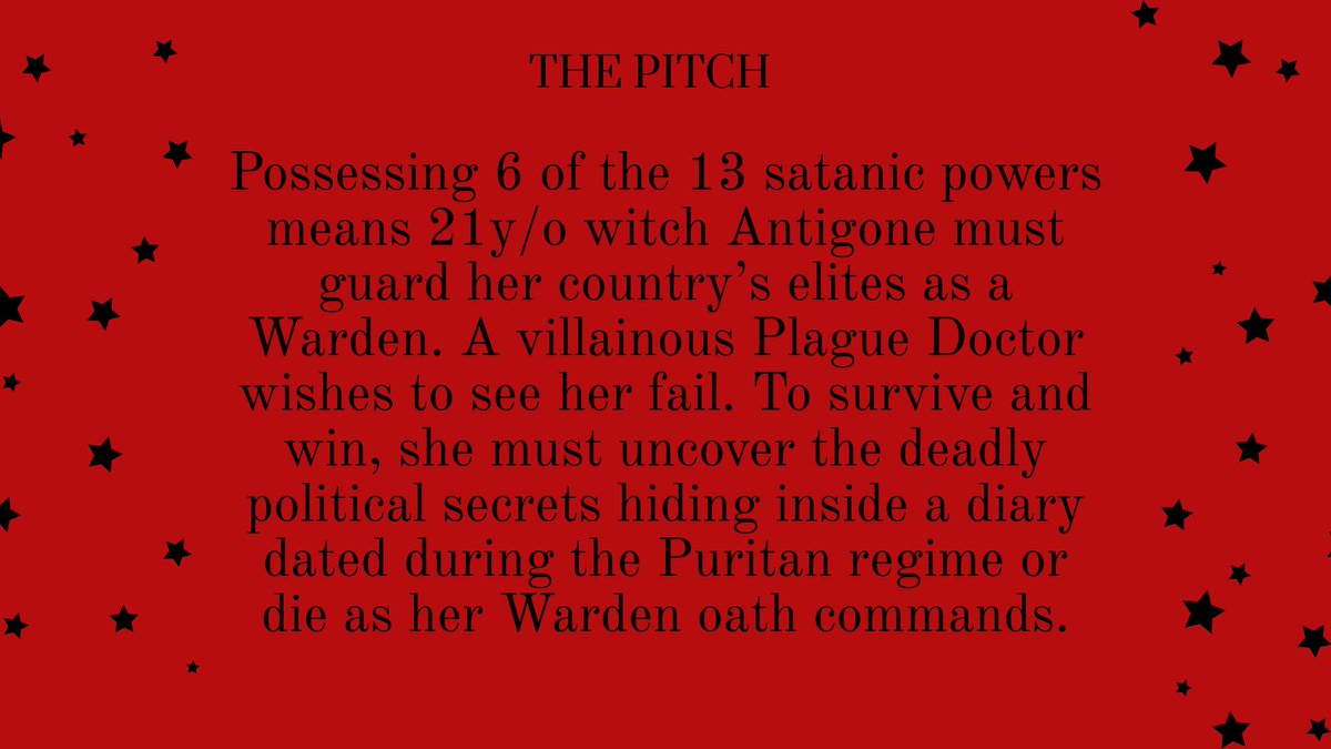 Athena_Lambrou's tweet photo. An #AgentsGuide
🧙🏻‍♀️Witches overthrow a Gilead like society
😈13 Satanic powers+colored social classes
🌗Twins &amp; an oath to guard elites with their lives 
✨Witch House + vengeful ghosts, victims of a theocratic regime
💀A murderous plague doctor hunting elites
#MupPit #A #DF #F #Q https://t.co/tXmjQJeypP