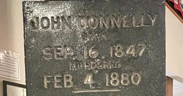 DarlingTerrace's tweet photo. The Donnelly Massacre
John “Jack” Donnelly, born in 1847, was the third eldest son of James and Johannah Donnelly.
Tragically, on February 4, 1880, John was killed at his brother William’s home, having been mistaken for William by the mob.
https://t.co/QBCrXuzVVC https://t.co/yKqukKVvrl