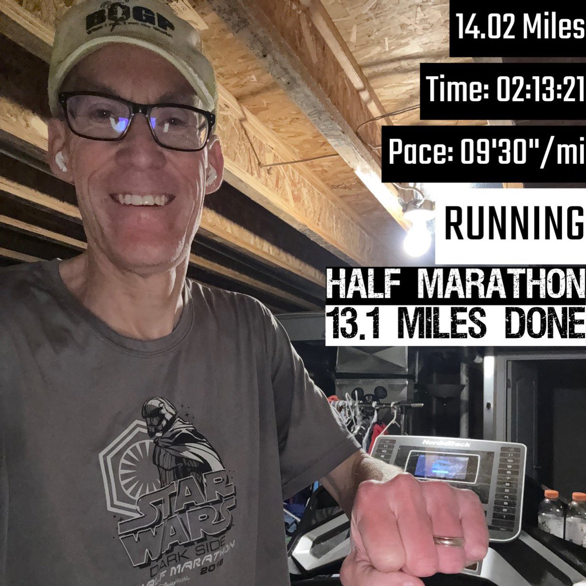 BeOurGuestMike's tweet photo. 14.02 mile run, .5 mile walk! Half Marathon Friday! 2 Podcasts tonight with Scott! Hope you can join us! #runDisney #WDW #Disney #Disneyland #WaltDisneyWorld #BOGPLizards #BOGP #DopeyChallenge #DopeyToDumbo #DumboDoubleDare #CoastToCoast #running #LizardUp @BOGP_Lizard #podcast #Florida #marathon #Apple #ShotOniPhone